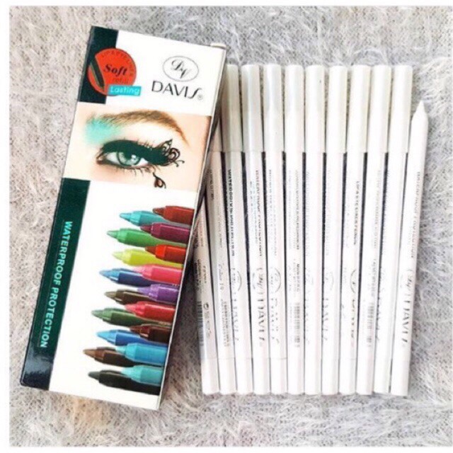 

[Per Pcs] Pensil Davis Eyeliner Khusus Putih & Hitam stok terbatas