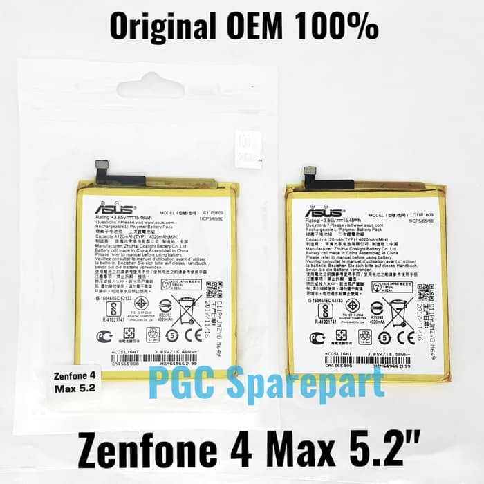 Original Oem 100 Baterai Asus Zenfone 4 Max 5 2 Zc520kl X00hd Batre Shopee Indonesia