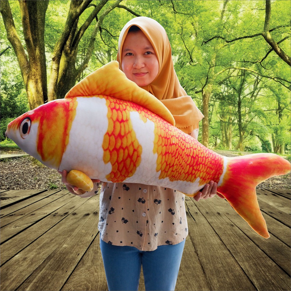 Bizzarpillow Bantal Ikan Koi Jumbo Size XL BZ067