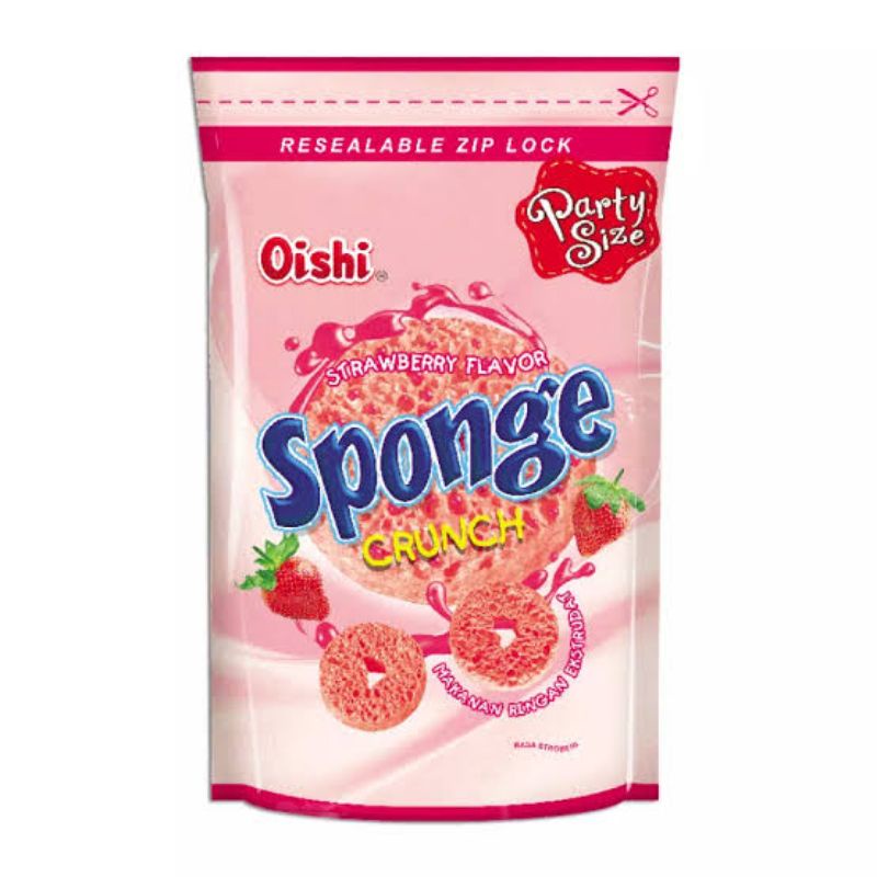 

Oishi Sponge Crunch Aneka Varian Rasa Manis Gurih Renyah - 120gr