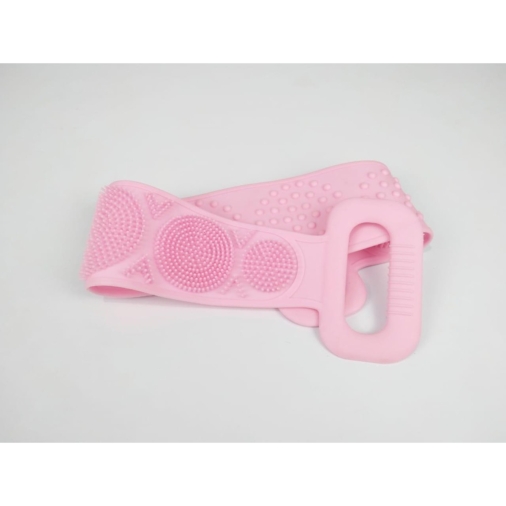 Silicone Bath Brush 70cm Massage Towel Karet Silikon Mandi Tarik Sikat