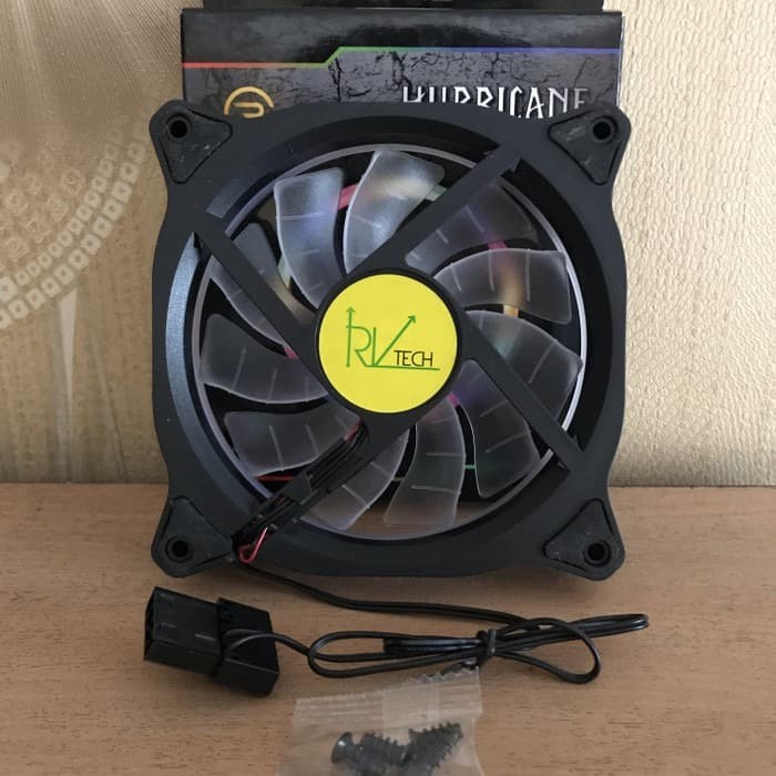 FAN CASING RVTECH HURRICANE SINGLE RING RGB LED 120mm