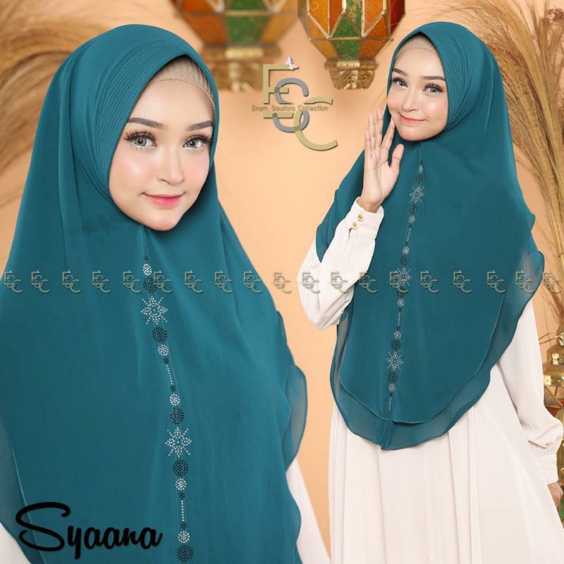 Syaara Khimar Ori Enam Saudara Collection | Jilbab 6 sdr