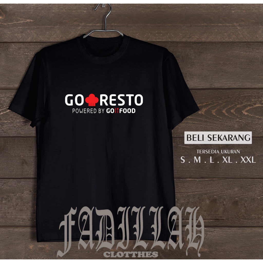 KAOS BAJU GORESTO KAOS PERUSAHAAN GOJEK