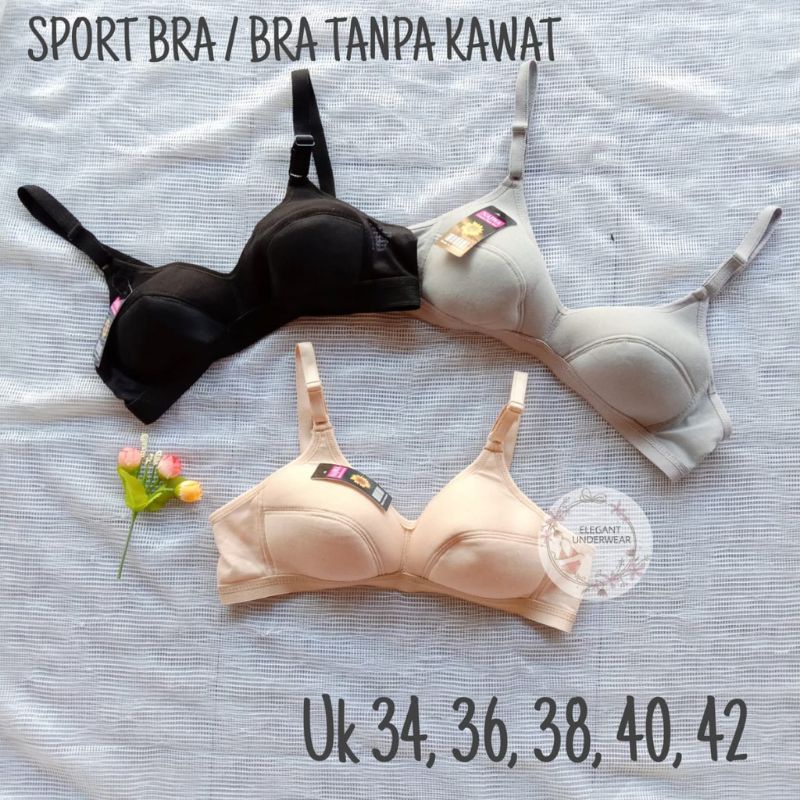 BH TANPA KAWAT | SPORT BRA | BRA TANPA BUSA ARRA