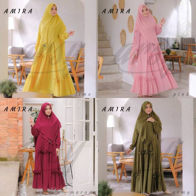 Amira Syar'i Set Khimar by Arsy Hijab