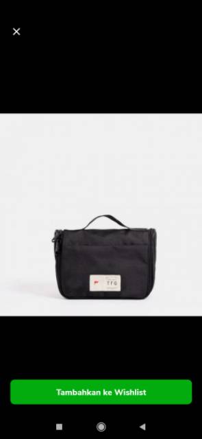 Tas Peralatan Mandi Murah - Taylor Fine Goods Toiletries Bag 401 Black