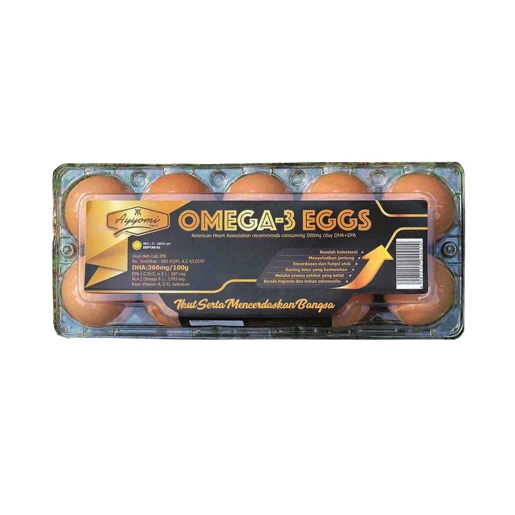 

Bahan pokok telur omega (PACK) - sayurbunda