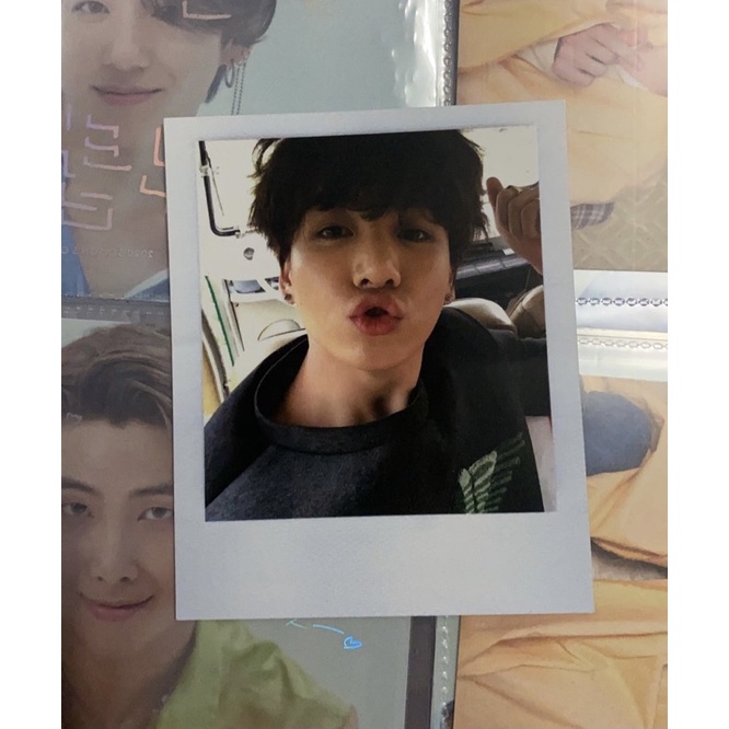BTS PC Official Jungkook JK YF Pola Polaroid Young Forever & Message Card BBC