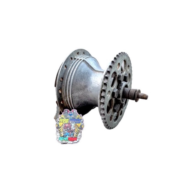 TEROMOL TROMOL  BELAKANG YAMAHA DT 100 ORIGINAL SHET TINGGAL PASANG