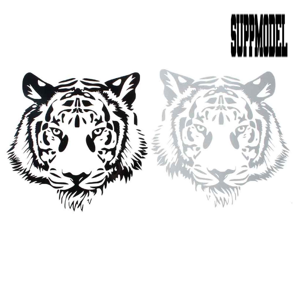 Stiker Decal Motif Harimau Untuk Dekorasi Mobil