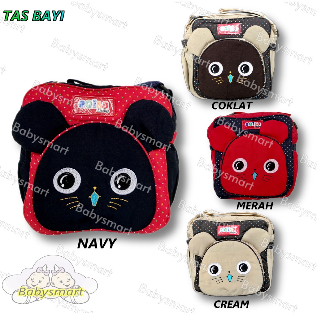 Babysmart - Tas Bayi /Anak  Kecil/Sedang AQILA / Tas Perlengkapan Baju dan botol susu bayi