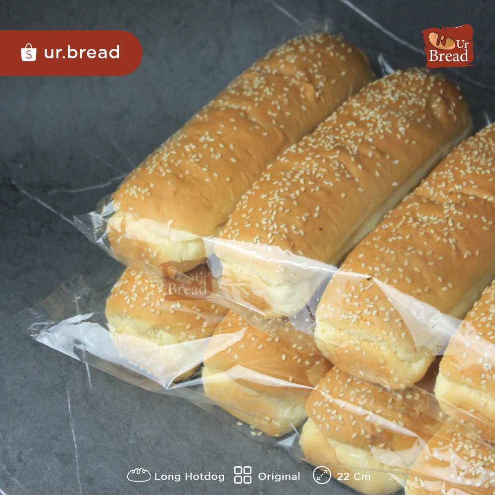 Long Hotdog 22cm | Base Roti Sadwich | Base Roti Garlic