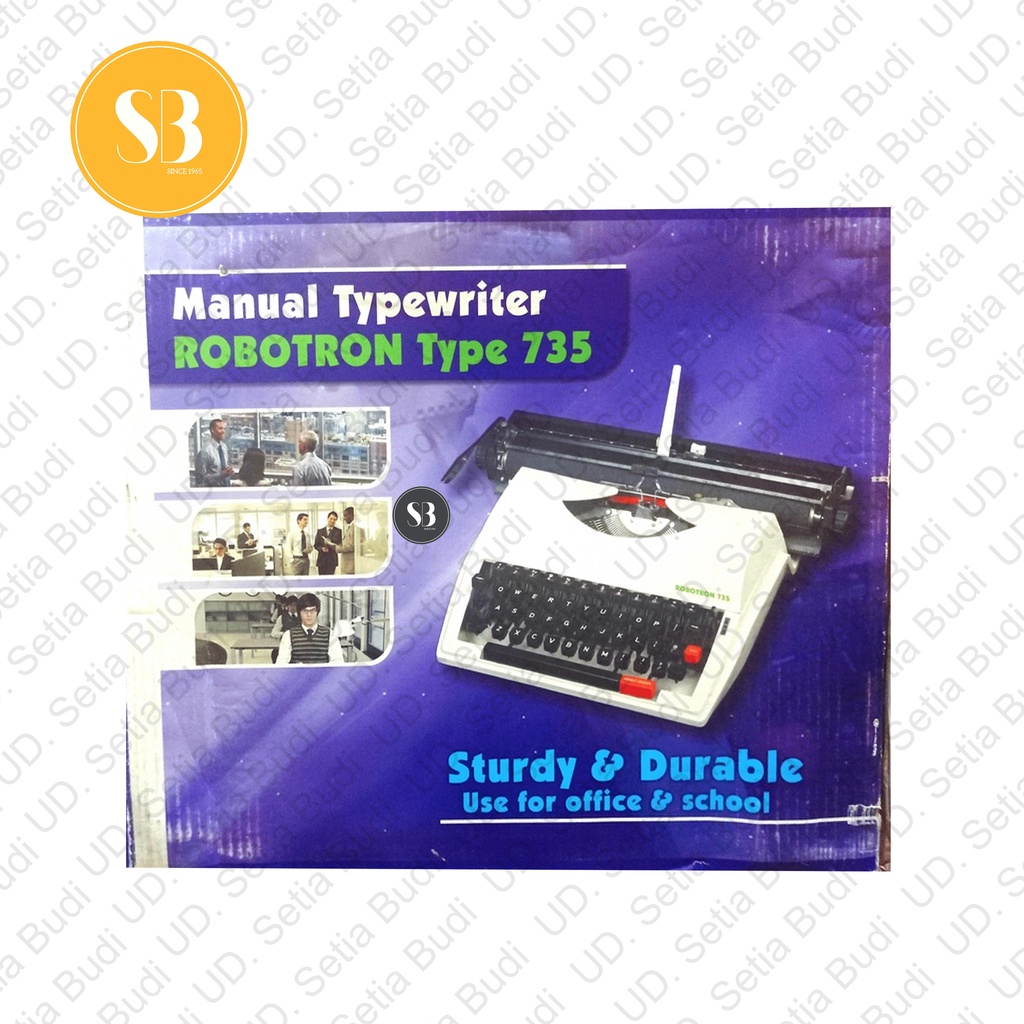 Mesin Ketik Manual Robotron 735 13&quot; Mesin Tik 13 Inch Baru