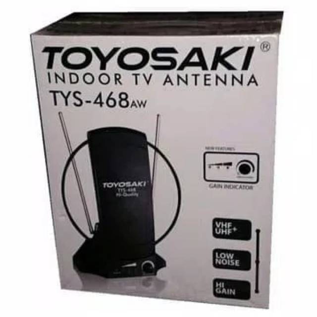 Antena tv dalam indoor booster digital TOYOSAKI TYS 468 AW