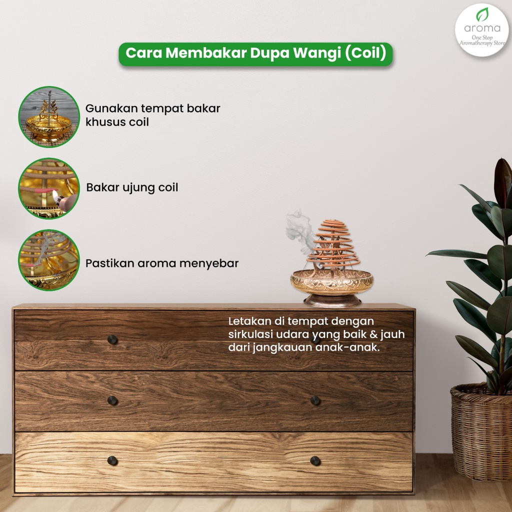 Dupa India (Aromaterapi) Coil - Jasmine