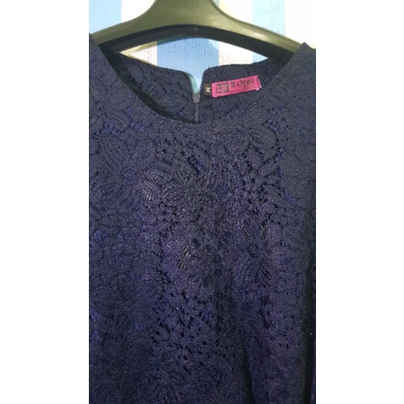 Kebaya Modern Navy preloved