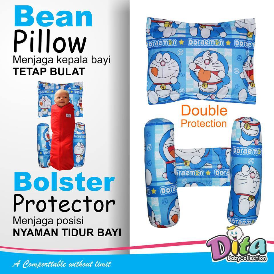 Bantal kacang hijau set guling  bantal anti peang , guling pelindung  bean pillow set