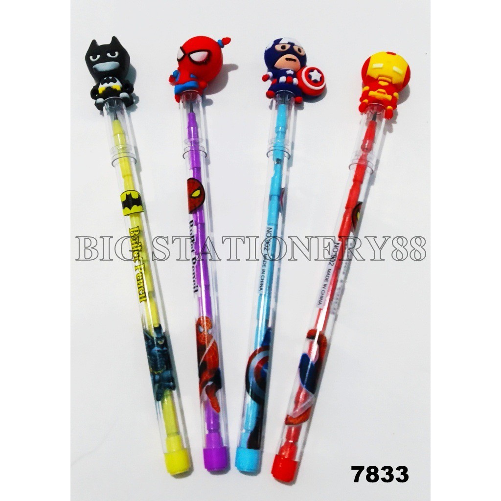 PENSIL SAMBUNG / PENSIL SUSUN / PBENSIA FANCY 904 SUPERHERO (1X48)