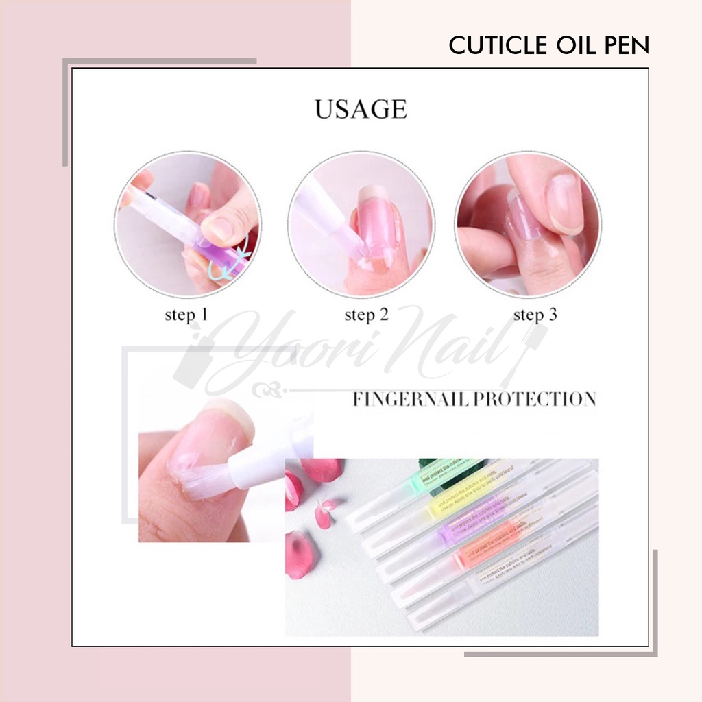 cuticle oil pen minyak kutikula vitamin kuku manicure pedicure nail art