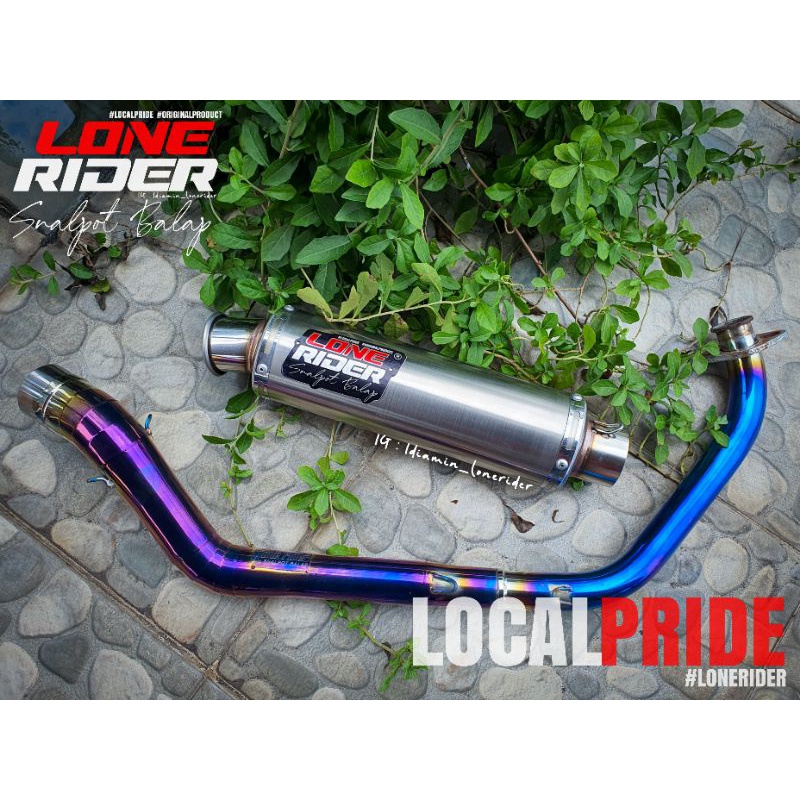Knalpot Lone Rider R15 V3 - LONE RIDER ORIGINAL - RR Pipa Bluemoon - XSR - VIXION R