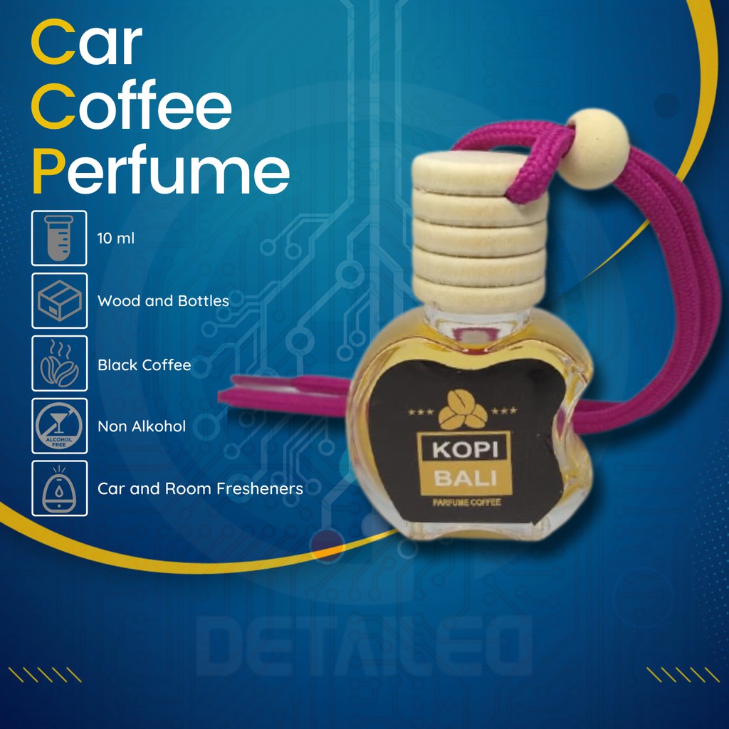 Parfum Mobil Pewangi Kendaraan Car Coffe Perfume Kopi Botol Gantung