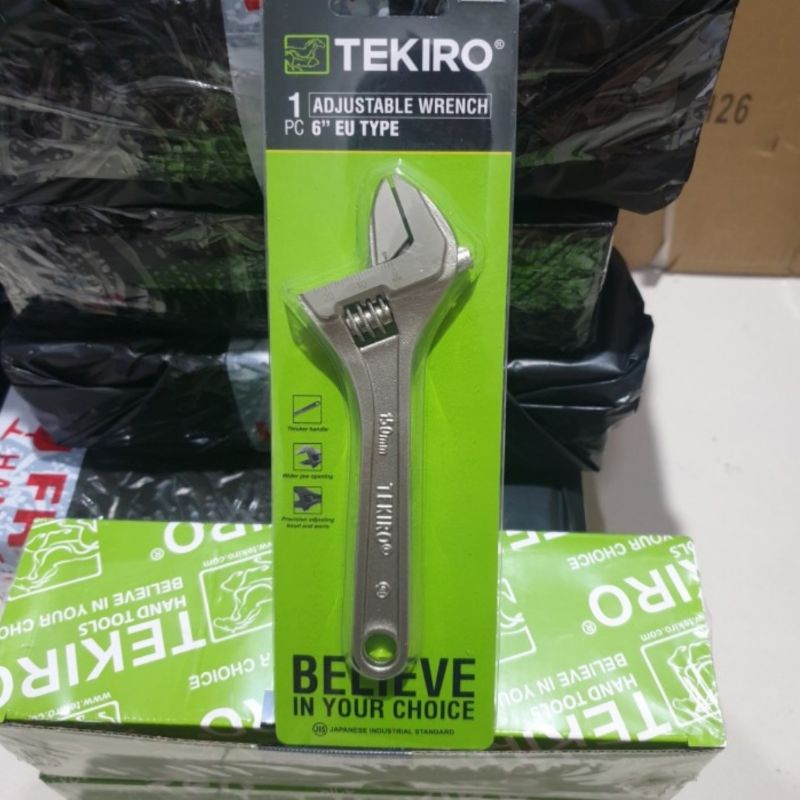 KUNCI INGGRIS TEKIRO 6 INCH ADJUSTABLE WRENC 6&quot; TEKIRO