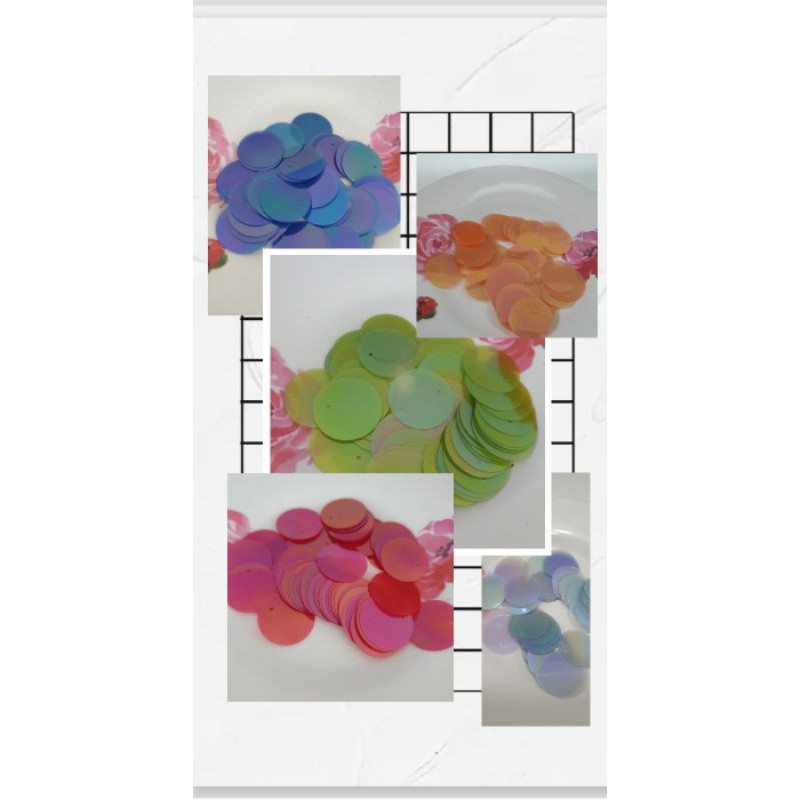 borci payet bulat 2cm