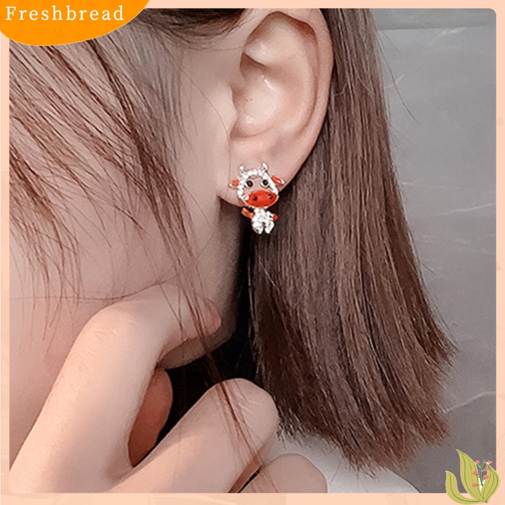 Terlaris 1Pair Earring Cartoon Cute Alloy Animal Stud Earing for Girl