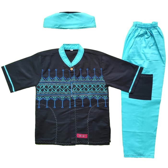 Qonitah Project Koko Anak Laki Laki Keke Busana Muslim Size 1 - 4 7560OV Baju Muslim Koko Anak Laki