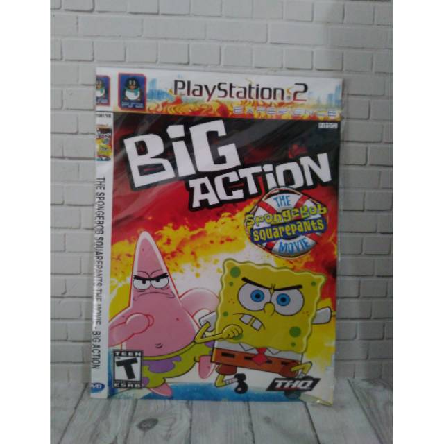 CD DVD KASET PS2 K0_fab SPONGEBOB SQUARPANTS BIG ACTION