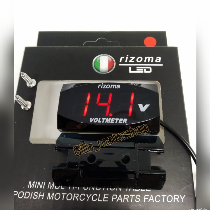 Voltmeter Aki Digital /Voltmeter Pengukur Aki Digital Rizoma Original Universal Motor