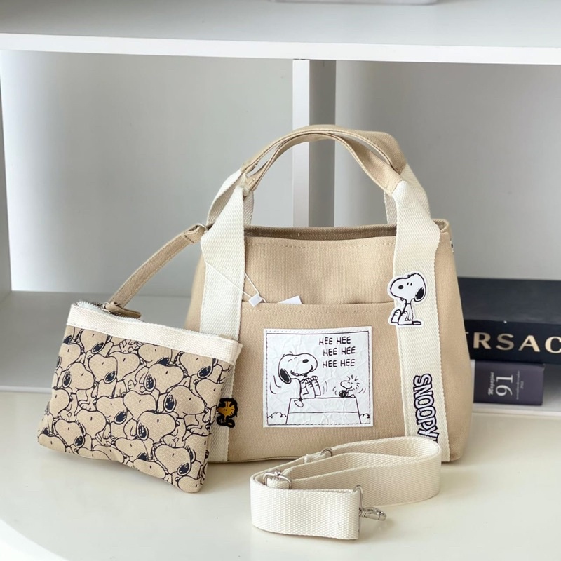 ZR ZARA CANVAS SNOOPY