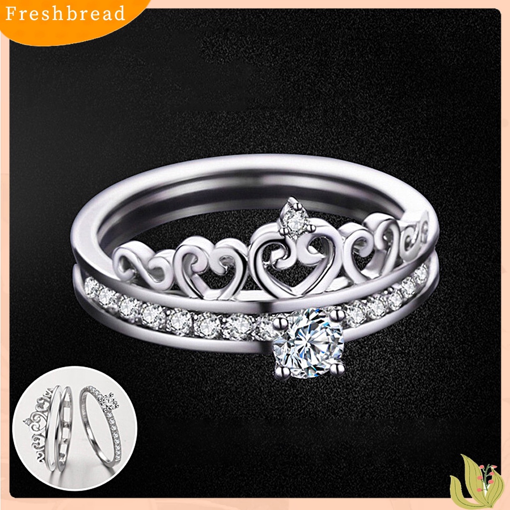 Terlaris Alloy Ring Solid Detachable Crown Detachable Crown Ladies Ring for Wedding