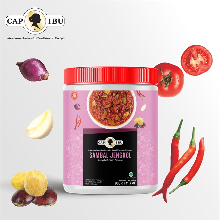 CAP IBU Sambal Jengkol Kemasan Pot