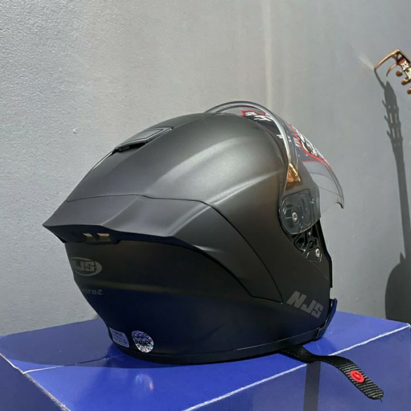 Helm NJS Kairoz Garuda dan Biru doff-3
