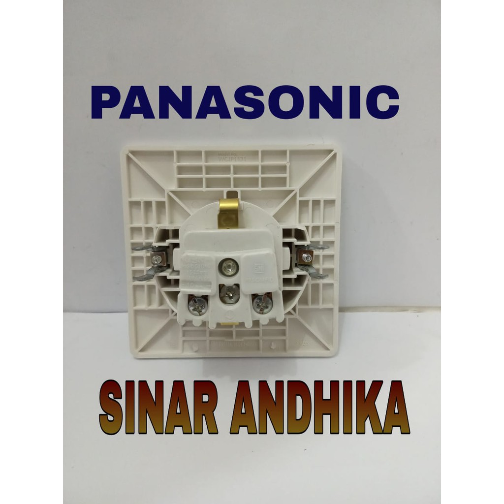 STOP KONTAK FLASIMO PUTIH PANASONIC WCJP 1131