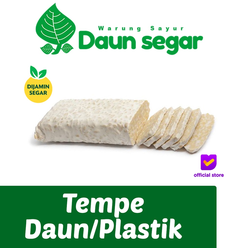 

Tempe Daun Plastik Sedang / Besar