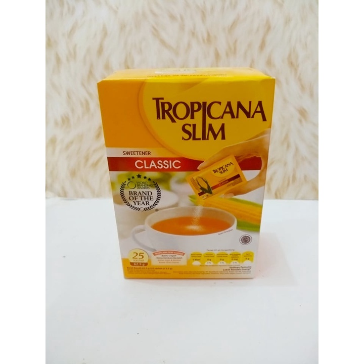 

Tropicana Slim Sweetener Classic 25 sachet