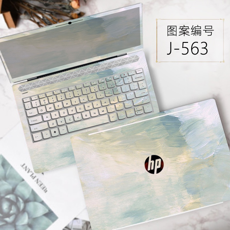 3pcs ABC 16 &quot;Stiker Vinyl Pelindung Laptop / Komputer Motif Print Kartun Warna Polos Untuk Victus HP 16-D 16-E