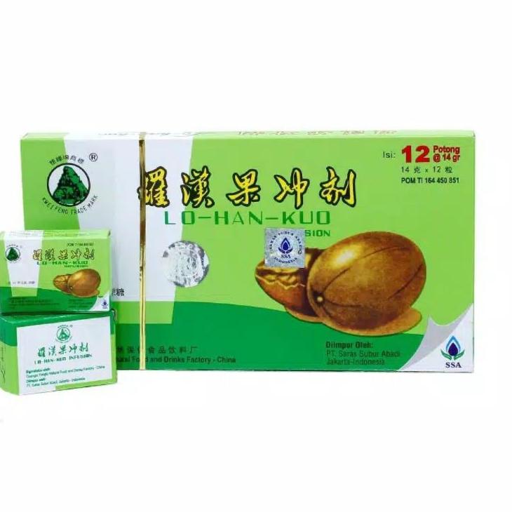 

(zelh -77) LO HAN KUO 220gr INFUSION // Obat Herbal China Pereda Panas Dalam 2020 Berkah