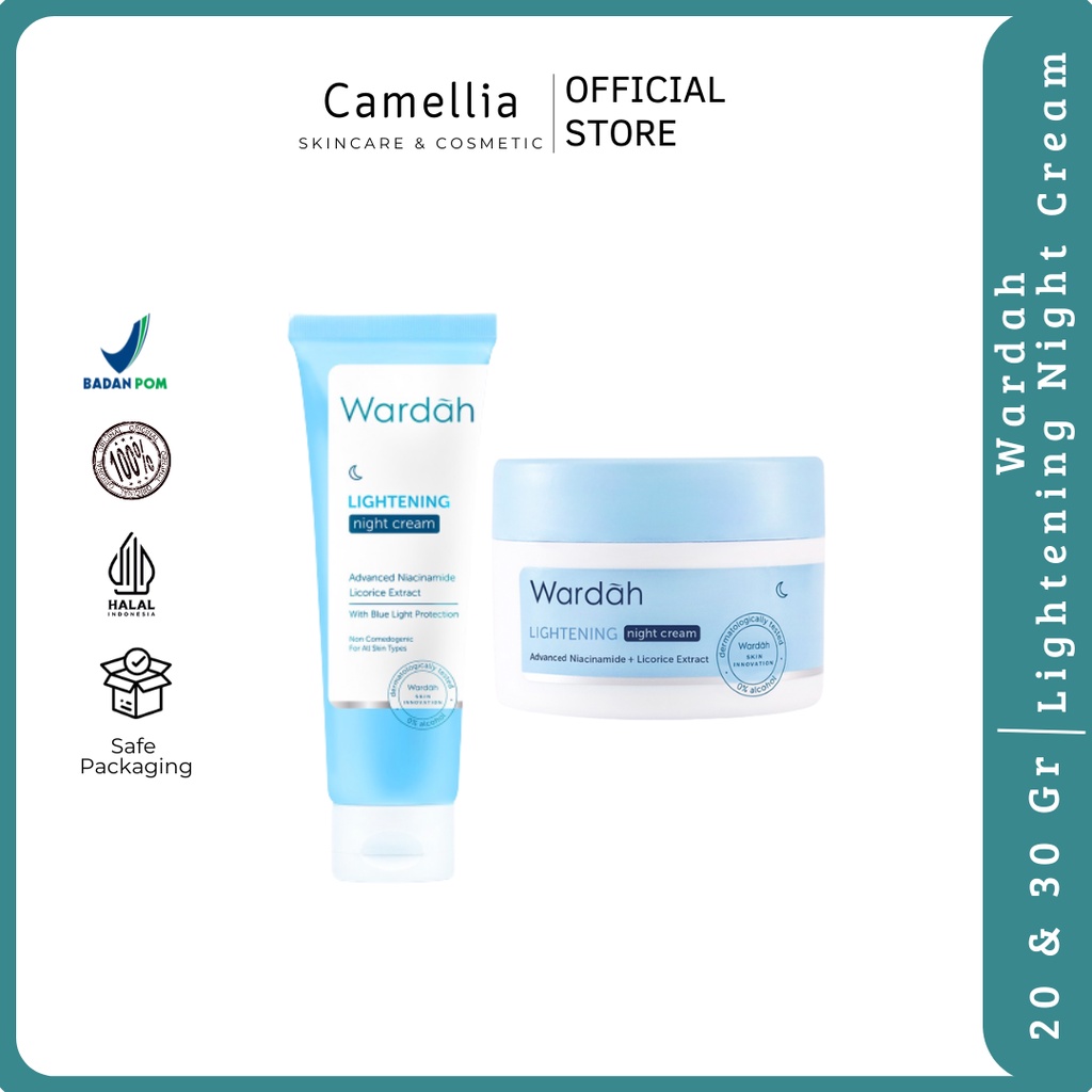 Wardah Lightening Night Cream Krim Malam