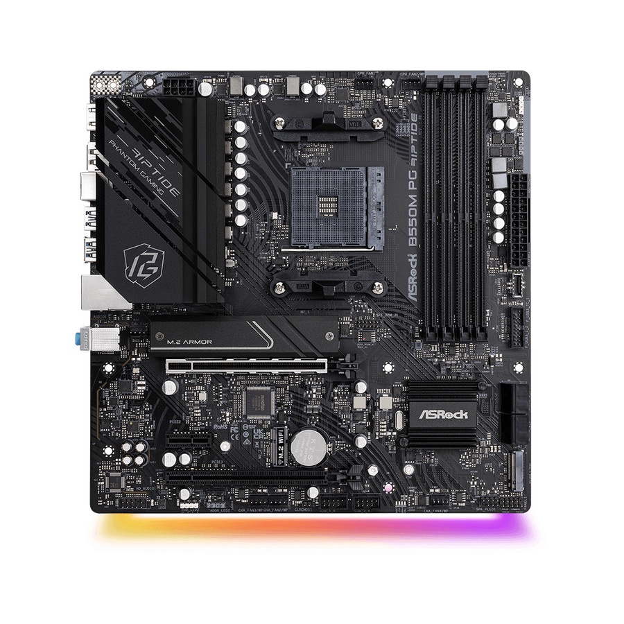 ASRock B550M PG Riptide (AM4, AMD Promontory B550, DDR4, USB3.2, SATA3)