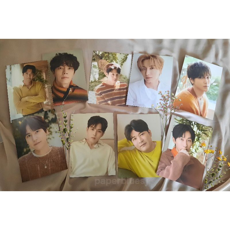 Super Junior Postcard 15th Anniversary "invitation" fanmeeting beyondlive Eunhyuk donghae siwon shin