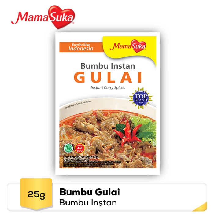 

Mamasuka bumbu gulai 25 gram