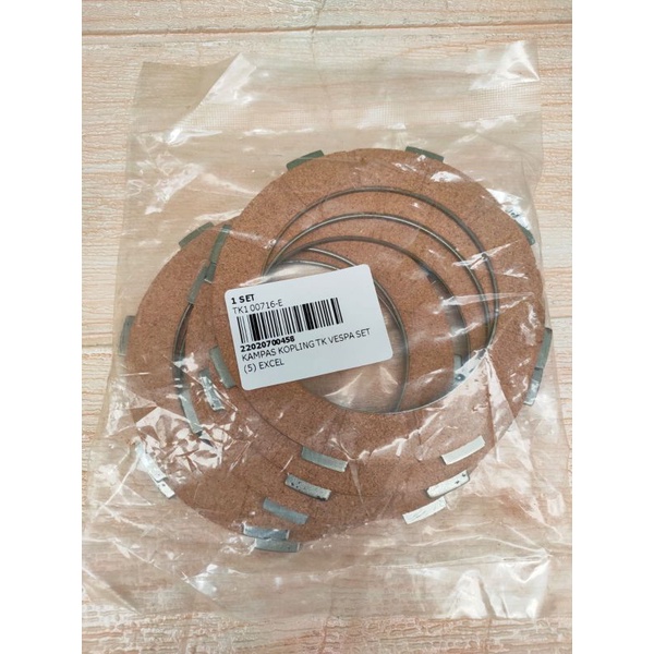 Kampas kopling racing TK racing Excel original buat motor Vespa 2 tak/Vespa 2tak