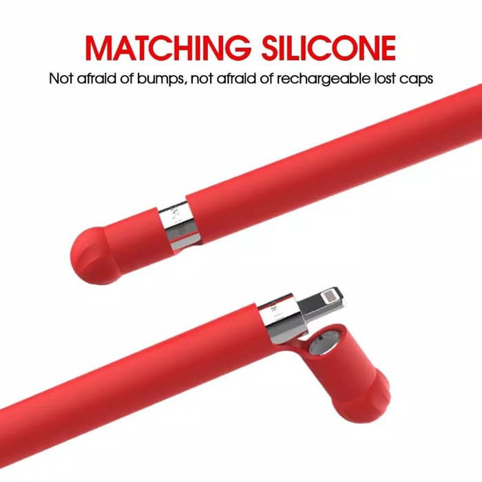 TBI Soft Silicon Case For Apple Pencil 1 Stylus Pen Protective Cover Pouch