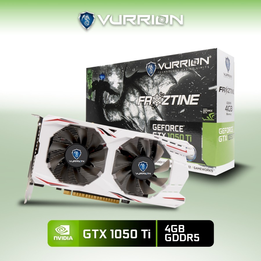 VGA AGS VURRION NVIDIA FROZTINE GTX 1050 TI 4GB GDDR5 128 Bit