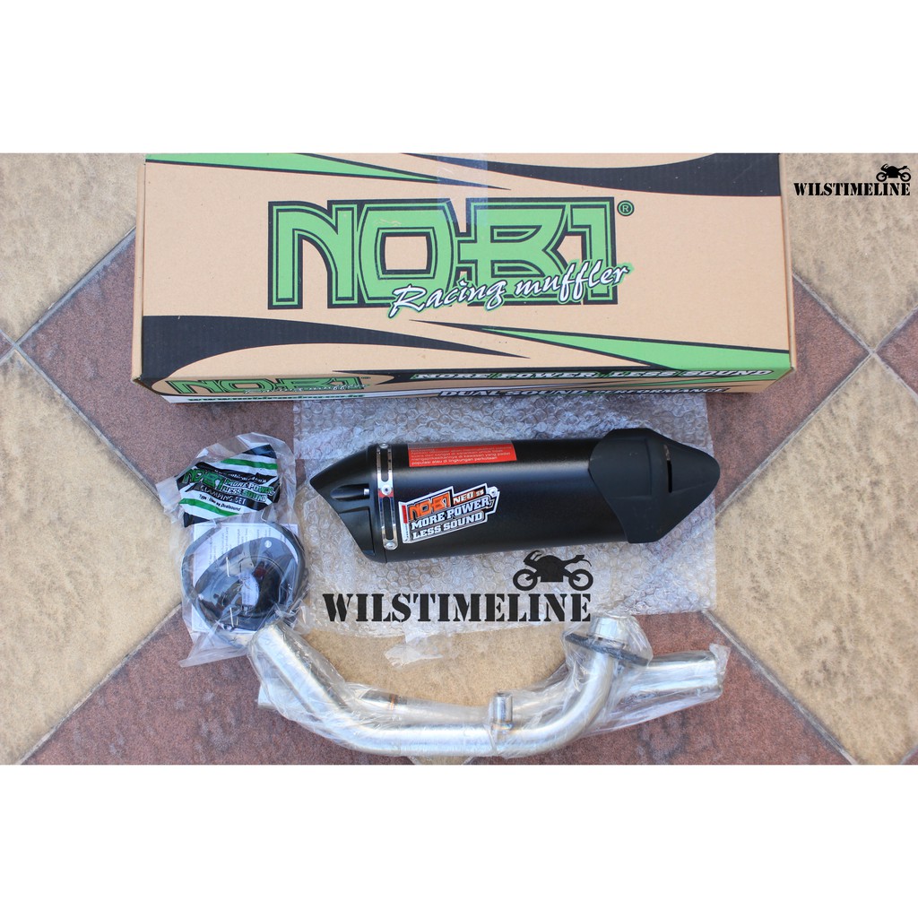 Knalpot NOBI NEO SS untuk Motor Honda Sonic - Supra GTR 150