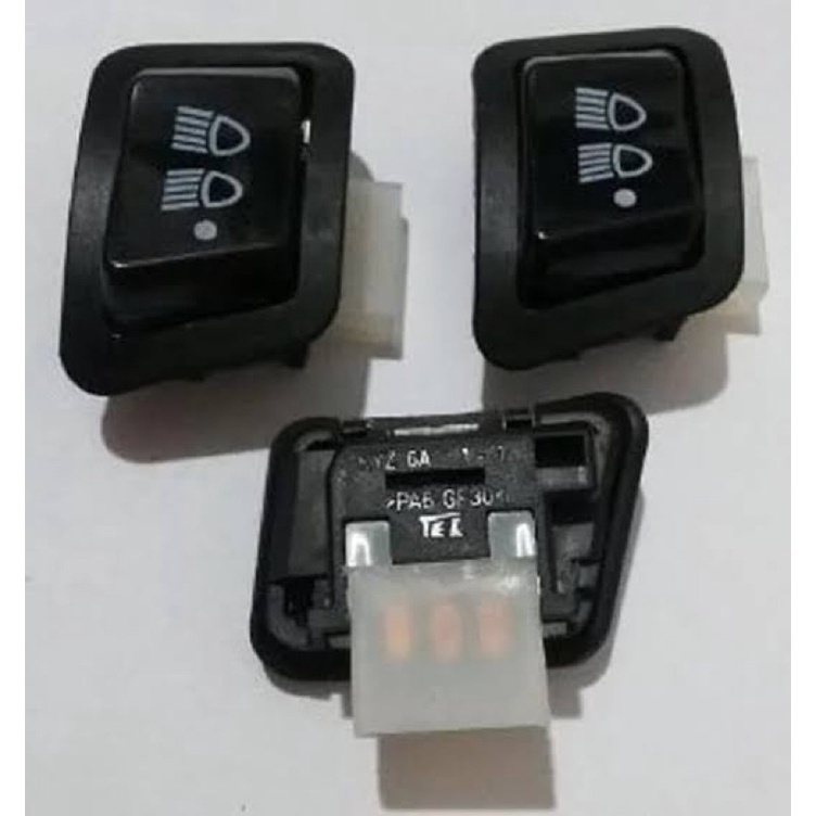 TOMBOL 3 TITIK DIM DIMMER TEC JAUH DEKAT HONDA REVO ABSOLUTE / BEAT FI